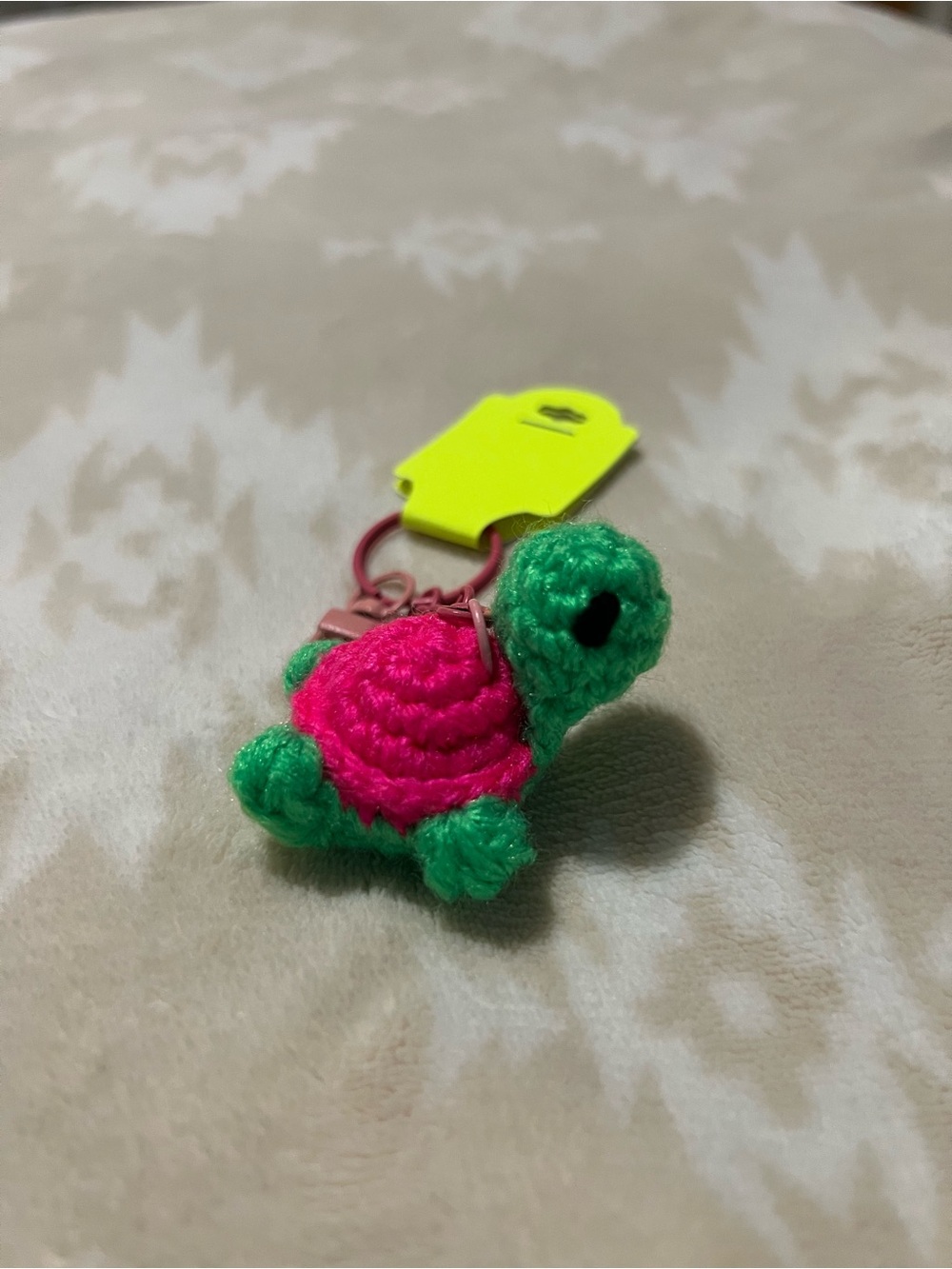 Crocheted Turtle Keychain 🐢 - Picture 4 of 7